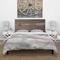 Designart 'Watercolor Minimal Purple Tones I' Cottage Bedding Set - Duvet Cover & Shams